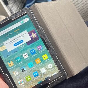 Amazon Fire Tablet with Composition Notebook Cover